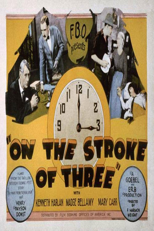 On the Stroke of Three (1924) poster