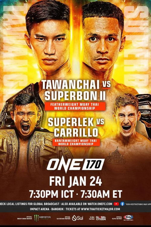 ONE 170: Tawanchai vs. Superbon 2 (2025) poster