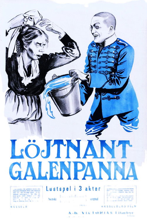 Löjtnant Galenpanna (1917) poster