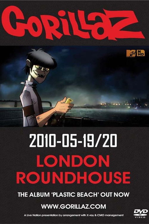 Gorillaz: Live at Roundhouse in London (2010) poster