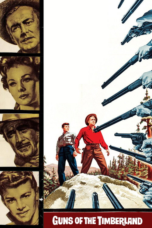 Guns of the Timberland (1960) poster