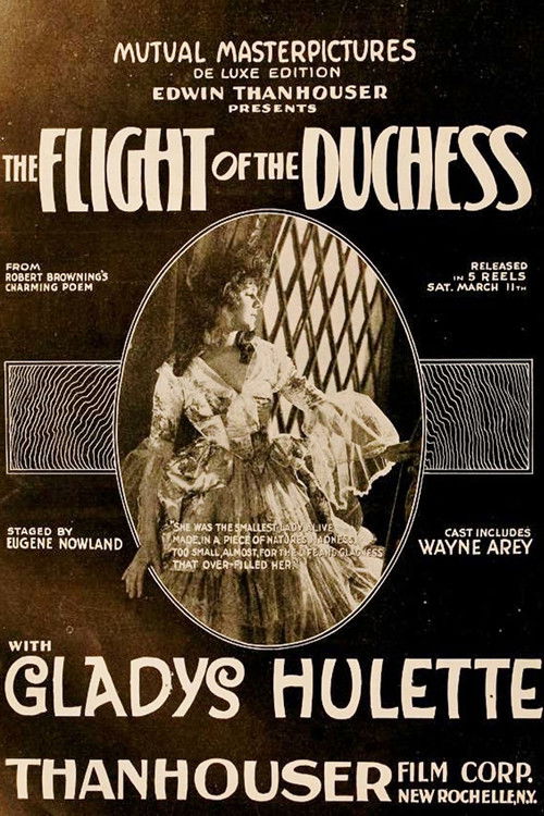 The Flight of the Duchess (1916) poster