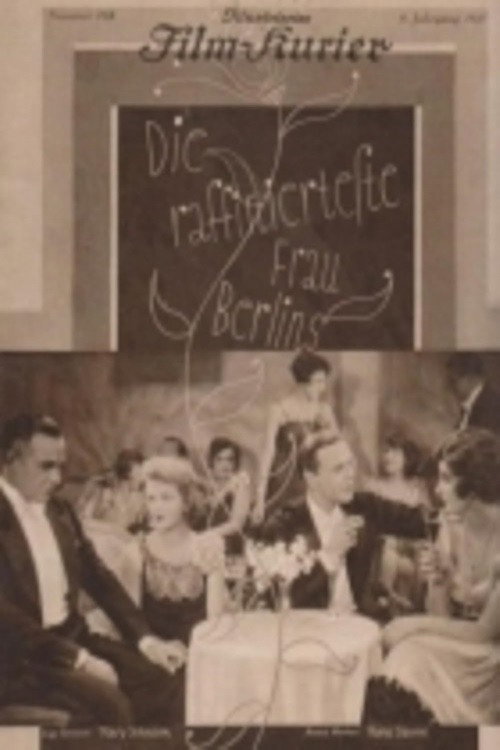 Die raffinierteste Frau Berlins (1927) poster