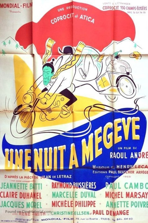 Une nuit à Megève (1953) poster