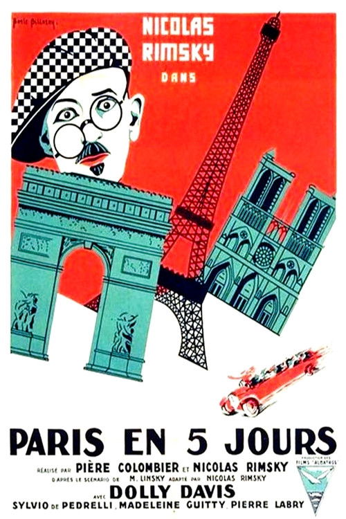 Paris en cinq jours (1926) poster