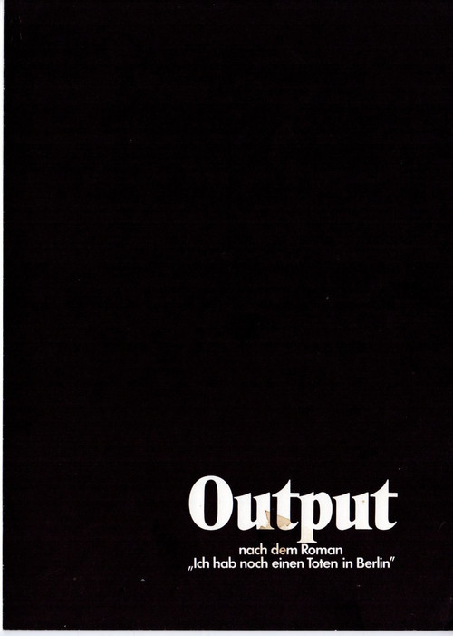 Output (1974) poster