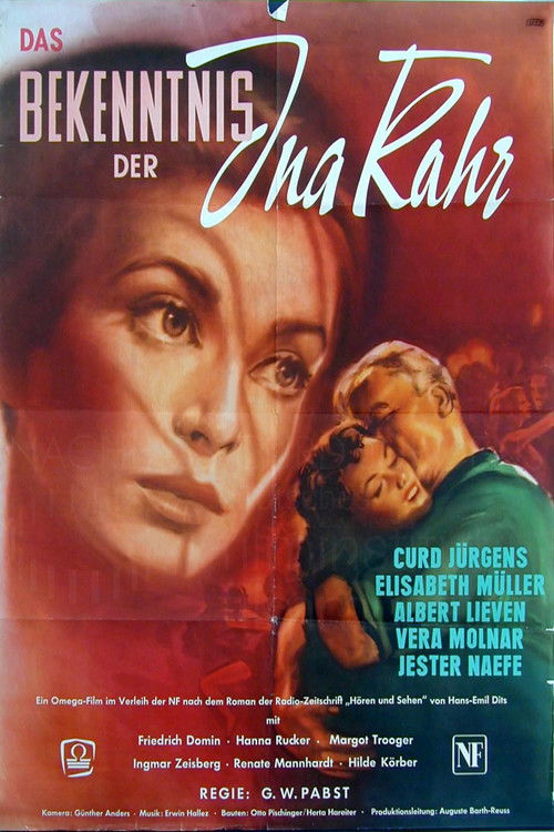 The Confession of Ina Kahr (1954) poster