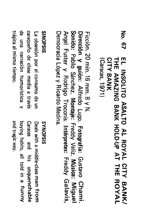 El insólito asalto al Royal City Bank (1971) poster