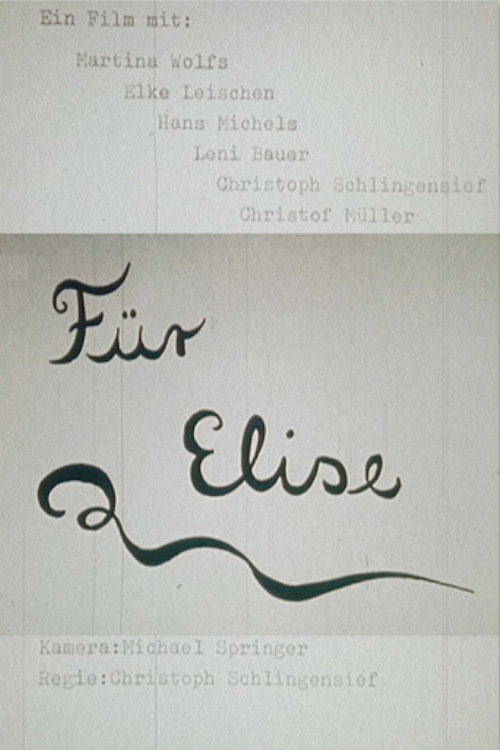 For Elise (1982) poster