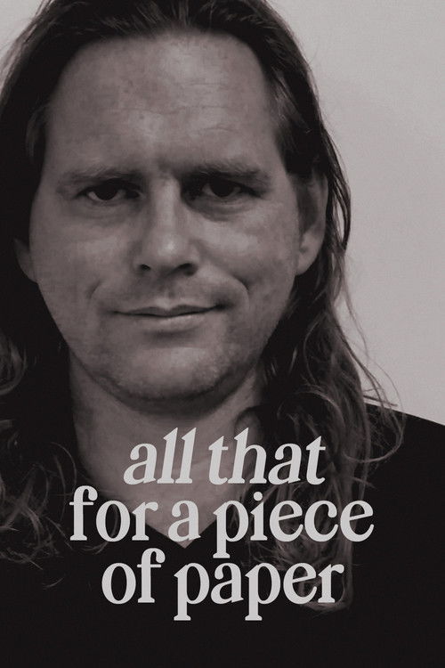 All That for a Piece of Paper (2016) poster