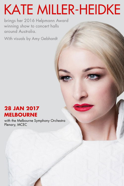 Kate Miller-Heidke + MSO (2017) poster