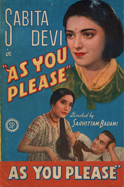 As You Please (1939) poster