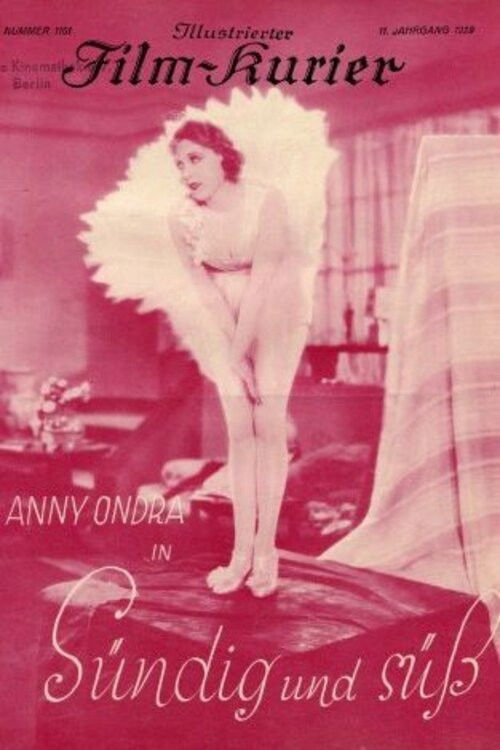 Sündig und süß (1929) poster