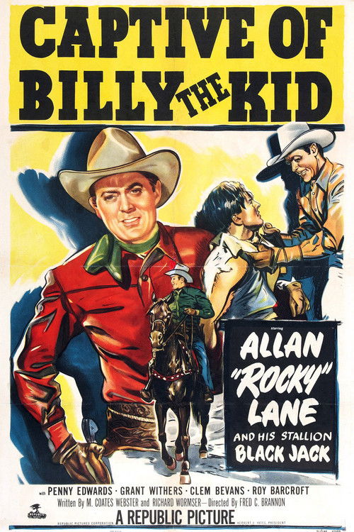 Captive of Billy the Kid (1952) poster