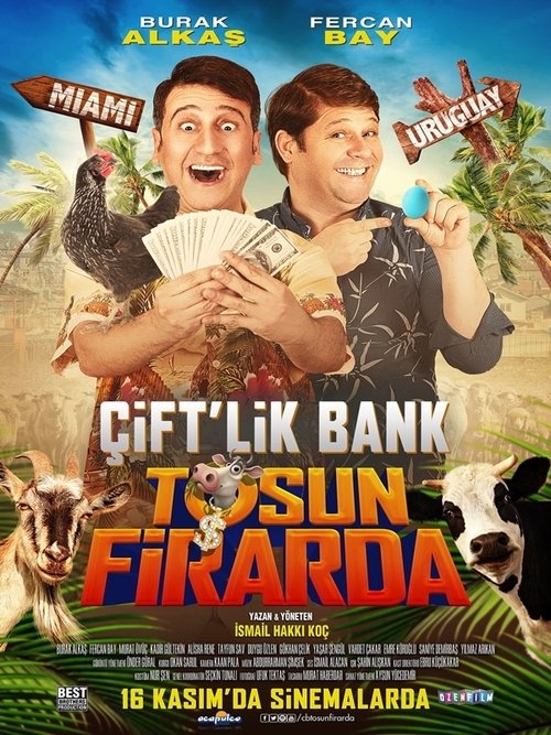 Çift'lik Bank: Tosun Firarda (2018) poster