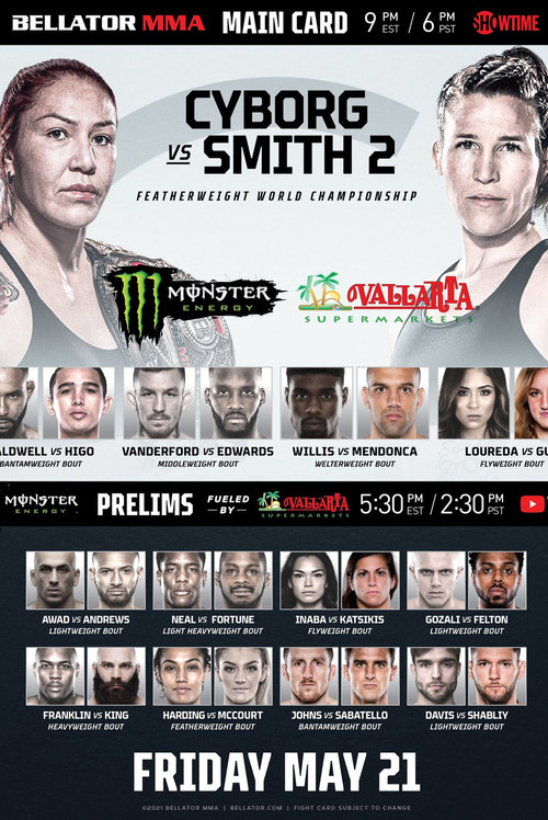 Bellator 259: Cyborg vs. Smith 2 (2021) poster