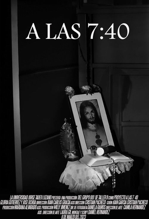 A las 7:40 poster