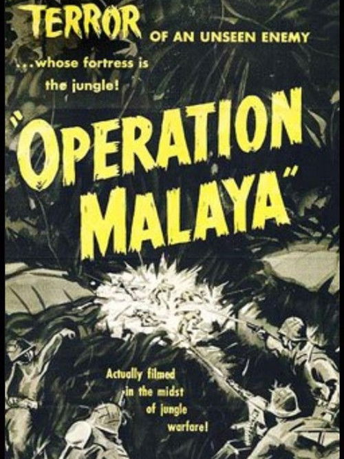 Operation Malaya (1953) poster
