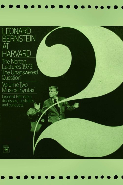 The Unanswered Question II : Musical Syntax (1976) poster