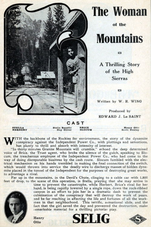 The Woman of the Mountains (1913) poster