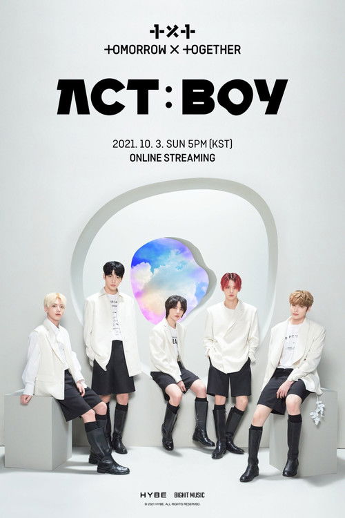 TOMORROW X TOGETHER LIVE 'ACT:BOY' (2021) poster