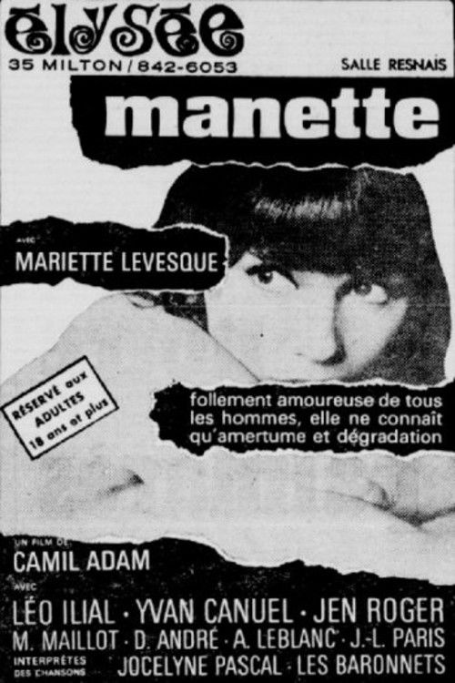 Manette ou les dieux de carton (1967) poster