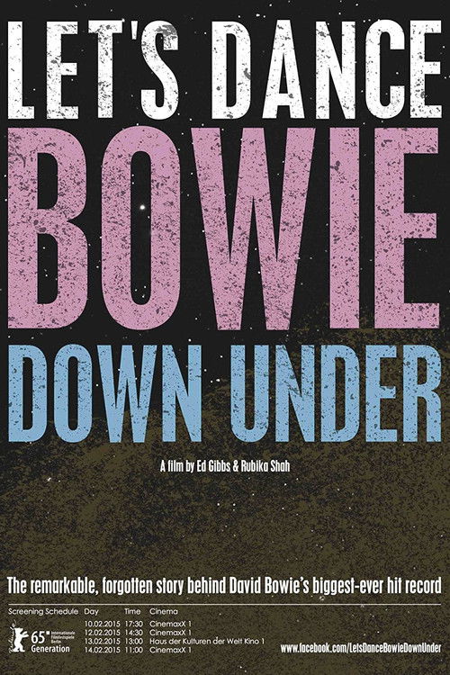 Let's Dance: Bowie Down Under (2015) poster