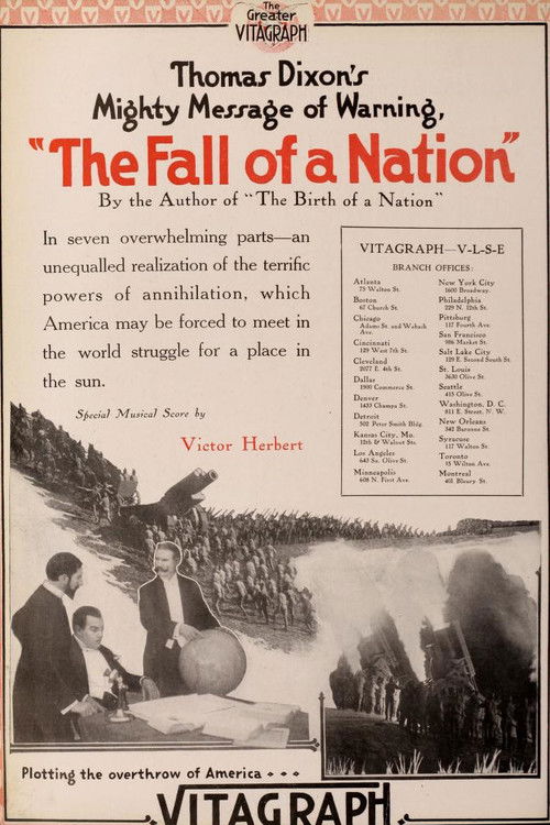 The Fall of a Nation (1916) poster