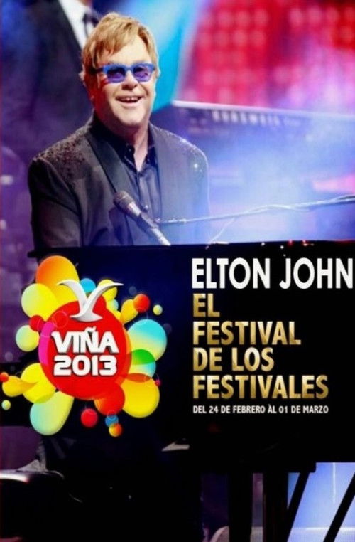 Elton John Festival de Viña del Mar (2013) poster