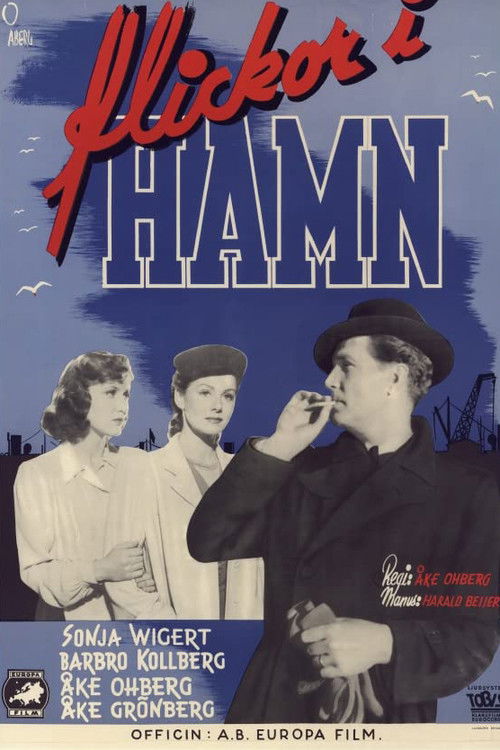 Flickor i hamn (1945) poster