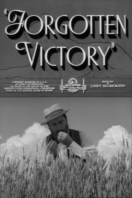 Forgotten Victory (1939) poster