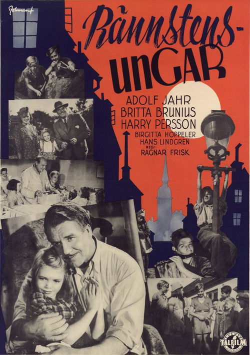 Rännstensungar (1944) poster