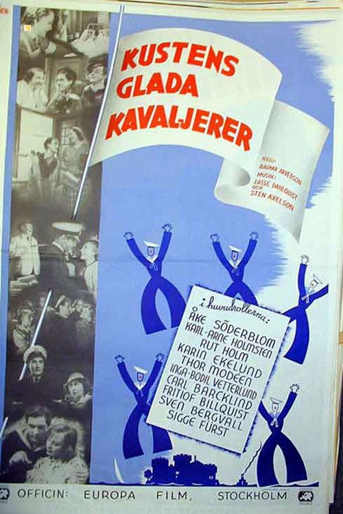 Kustens glada kavaljerer (1938) poster