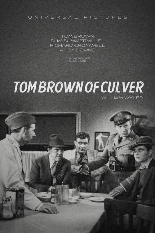 Tom Brown of Culver (1932) poster