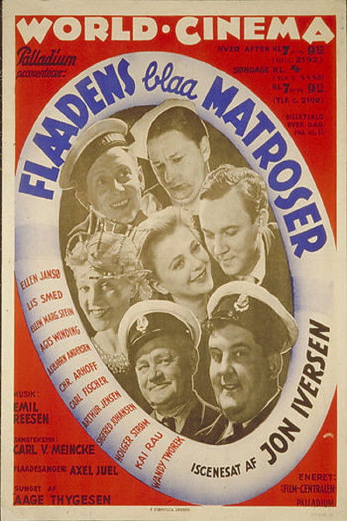 Flaadens blaa matroser (1937) poster