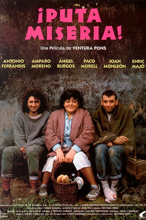 Puta misèria! (1989) poster