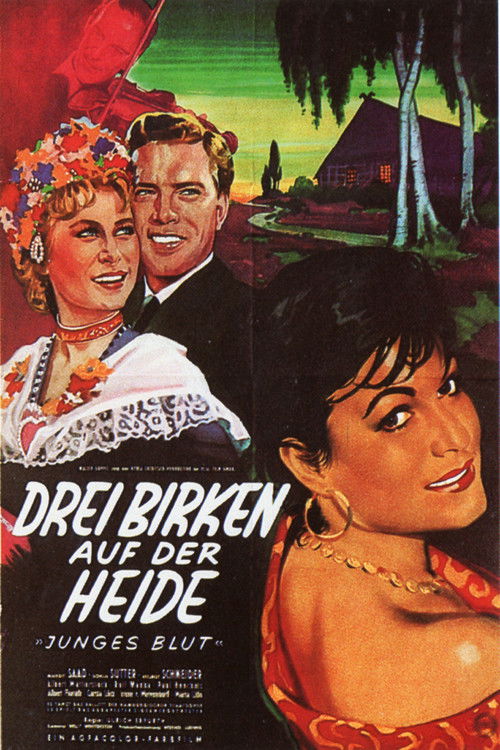 Drei Birken auf der Heide (1956) poster