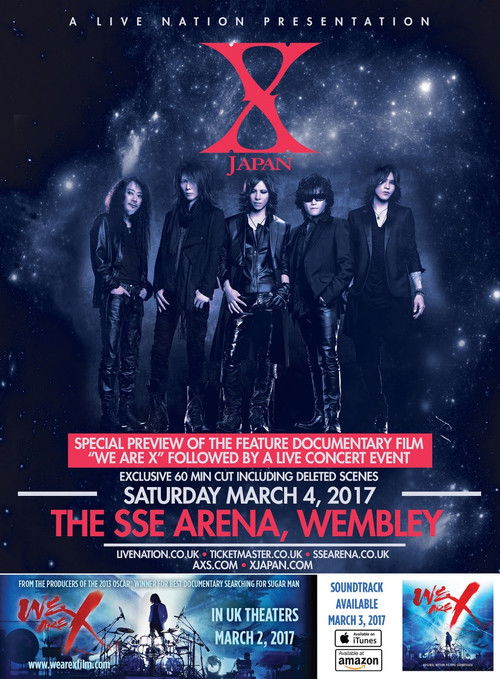 X Japan Live 2017 At The Wembley Arena (2017) poster