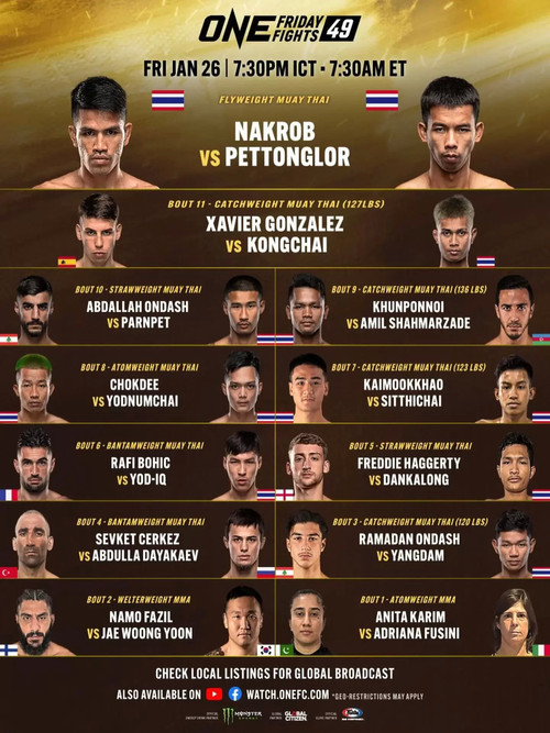 ONE Friday Fights 49: Nakrob vs. Pettonglor (2024) poster