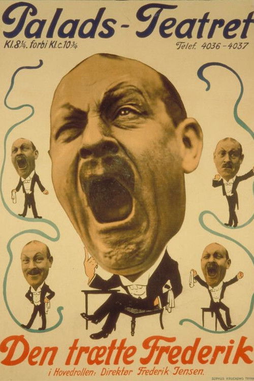 Den trætte Frederik (1915) poster