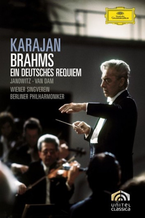 Karajan Brahms Ein Deutsches Requiem (1978) poster