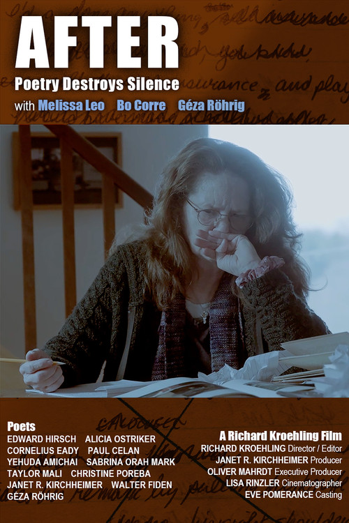 AFTER: Poetry Destroys Silence (2024) poster