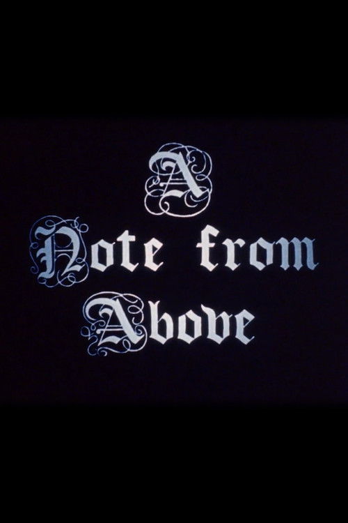 A Note from Above (1967) poster