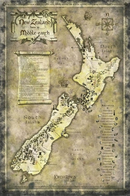 New Zealand as Middle Earth (2002) poster