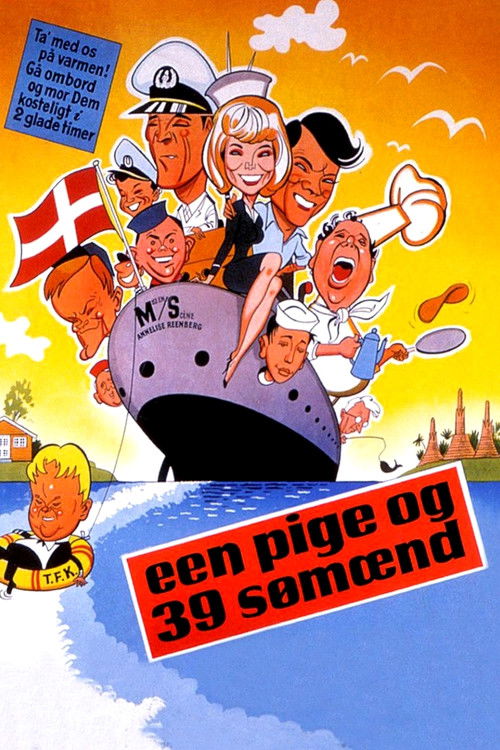 Een pige og 39 sømænd (1965) poster