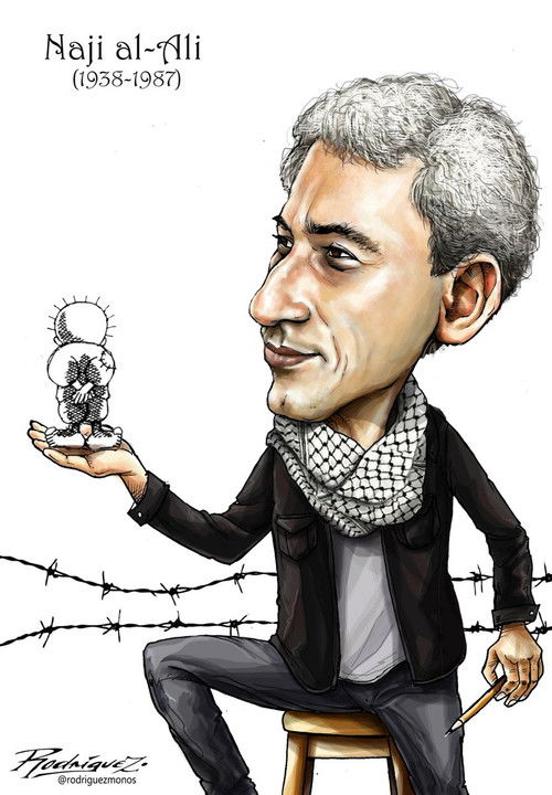 Naji Al-Ali, An Artist With Vision (1994) poster