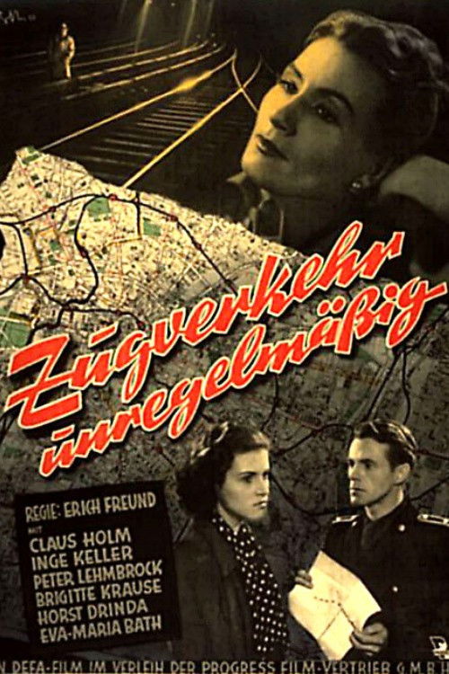 Zugverkehr unregelmäßig (1951) poster