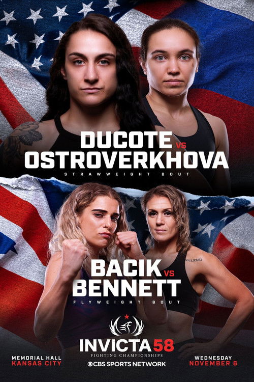 Invicta FC 58: Ducote vs. Ostroverkhova (2024) poster
