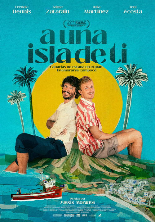 A una isla de ti poster