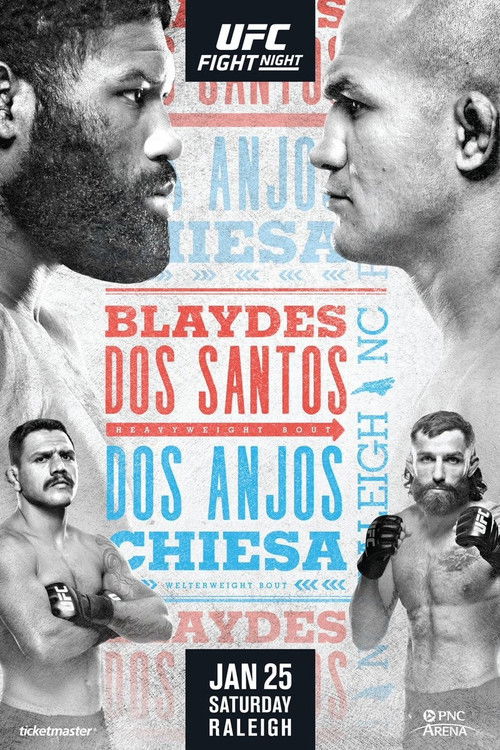 UFC Fight Night 166: Blaydes vs. Dos Santos (2020) poster